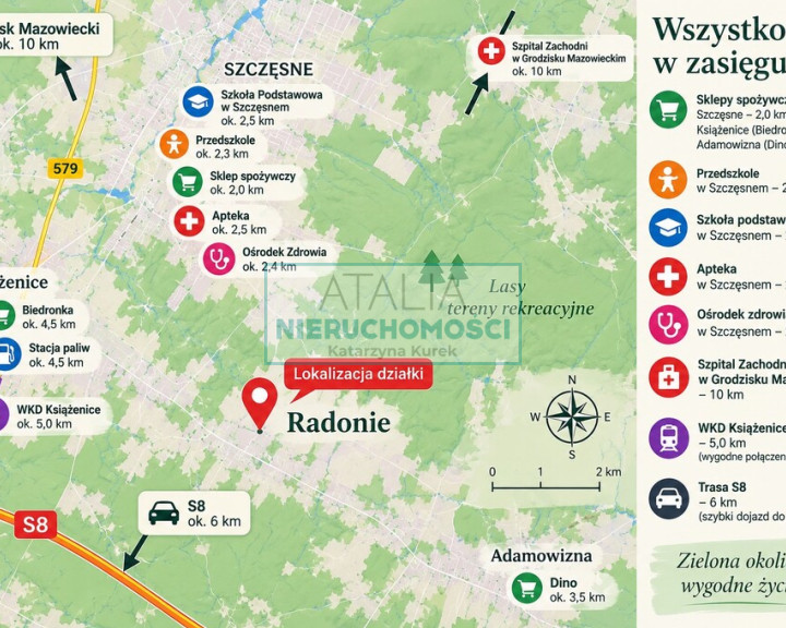 Działka Sprzedaż Radonie