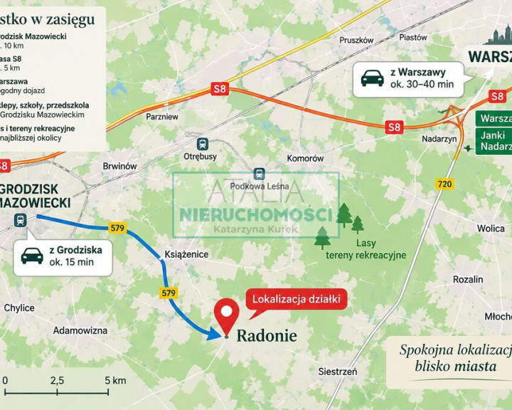 Działka Sprzedaż Radonie